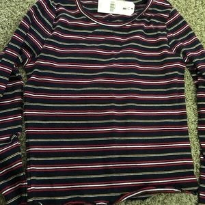 Striped Garage Crop Top